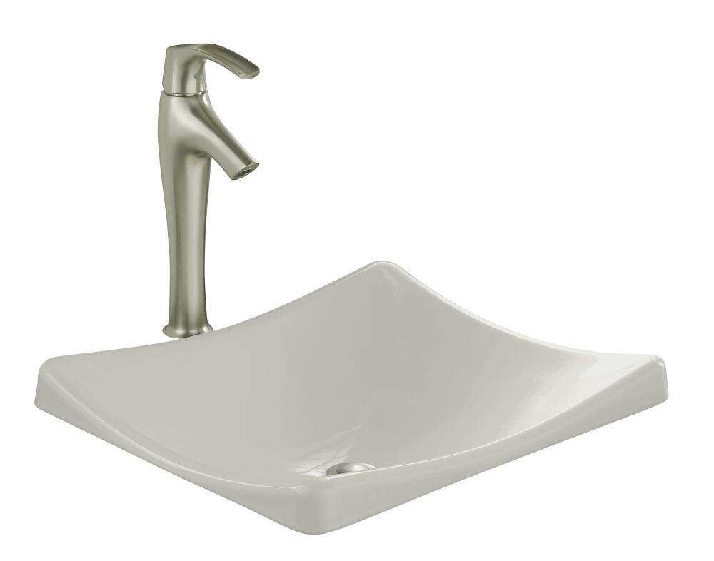 KOHLER Ice&trade; Grey Drop-in Vessel 