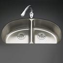 34-9/16 x 18-1/2 in. Stainless Steel Double Bowl Undermount Kitchen Sink