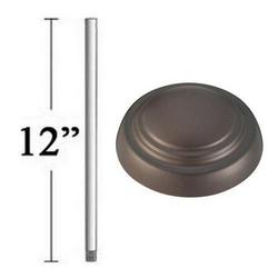 12 in. Ceiling Fan Down Rod in Oil Rubbed Bronze