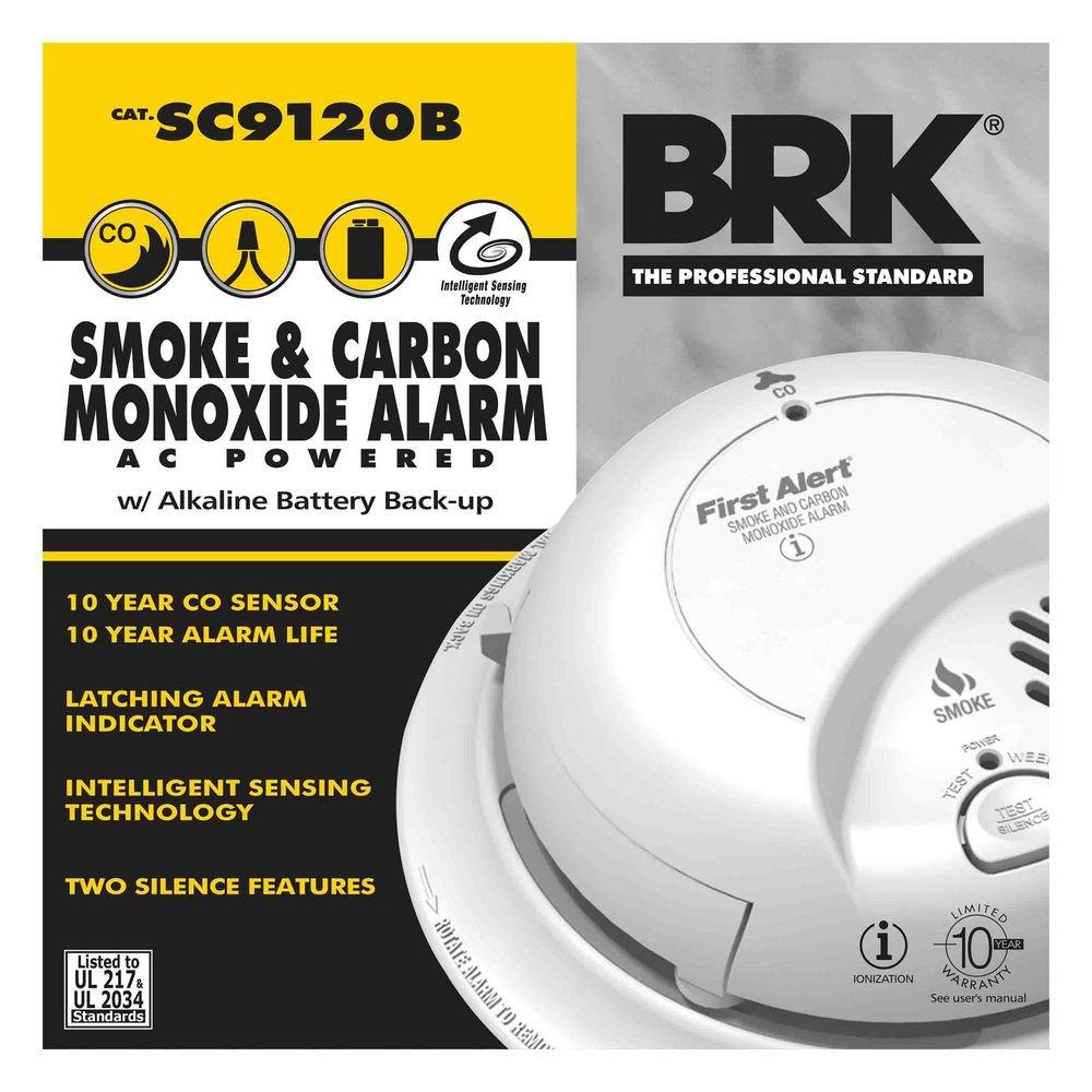 First Alert White 120V Ac Smoke/Carbon Monoxide Alarm 