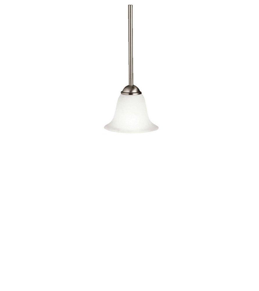 Kichler Lighting Brushed Nickel 100W 1-Light Medium Pendant with Etched Seedy 