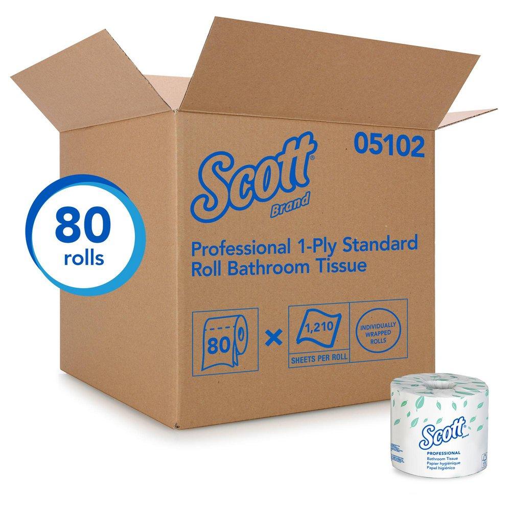 Scott&reg; White 1-Ply Tissue in White (Case of 80) 