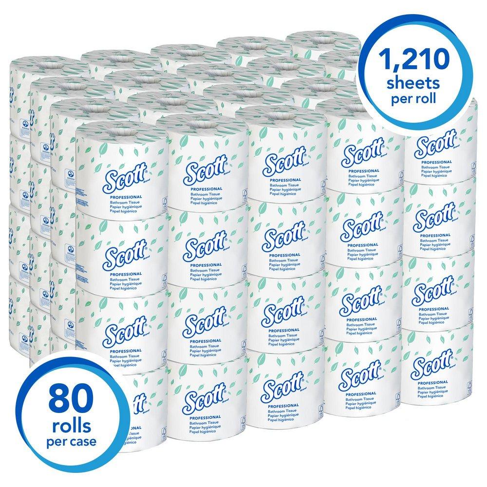 Scott&reg; White 1-Ply Tissue in White (Case of 80) 