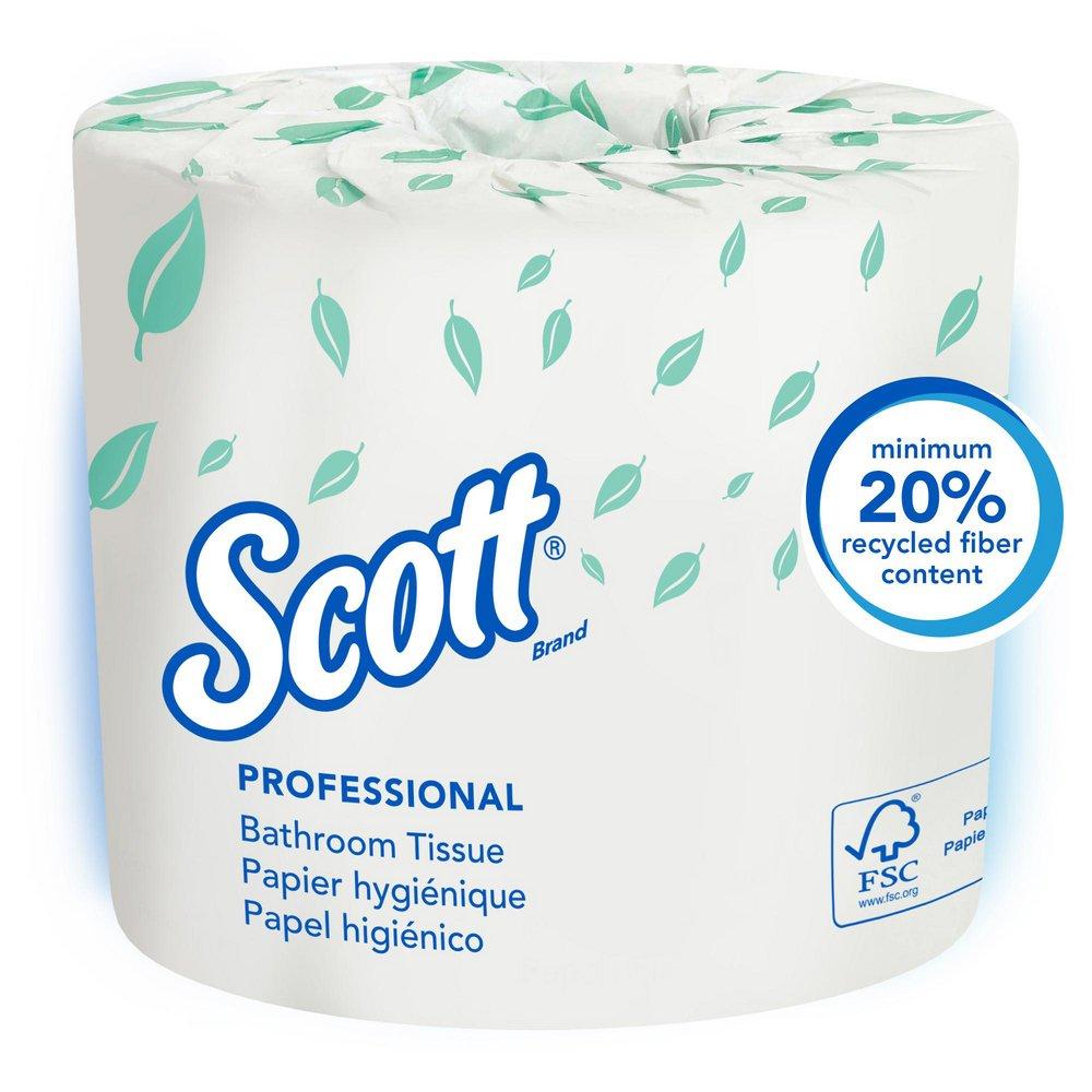 Scott&reg; White 1-Ply Tissue in White (Case of 80) 