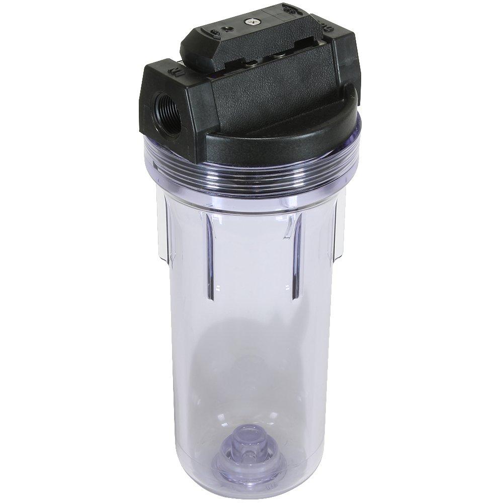 Pentair Clear/Black Valve-In Head Clear Housing 