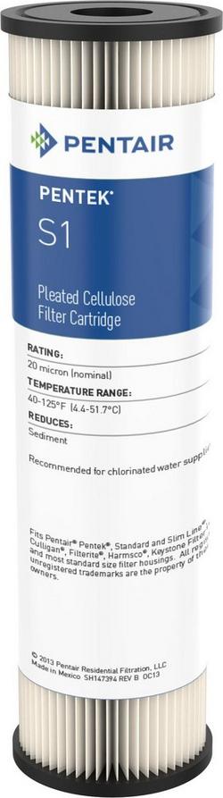 W20CLa Pleated Resin Sediment Filter Cartridge, Pack of 2