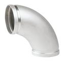 1-1/2 in. Grooved Schedule 10 316L Global Stainless Steel 90 Degree Elbow