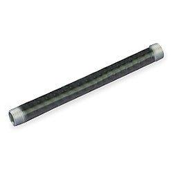 1 in. x 10 ft. Threaded Schedule 40 Black Carbon Steel Pipe