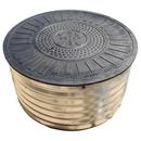 Bass and Hays Foundry 36 in. Galvanized Corrugated Meter Can 