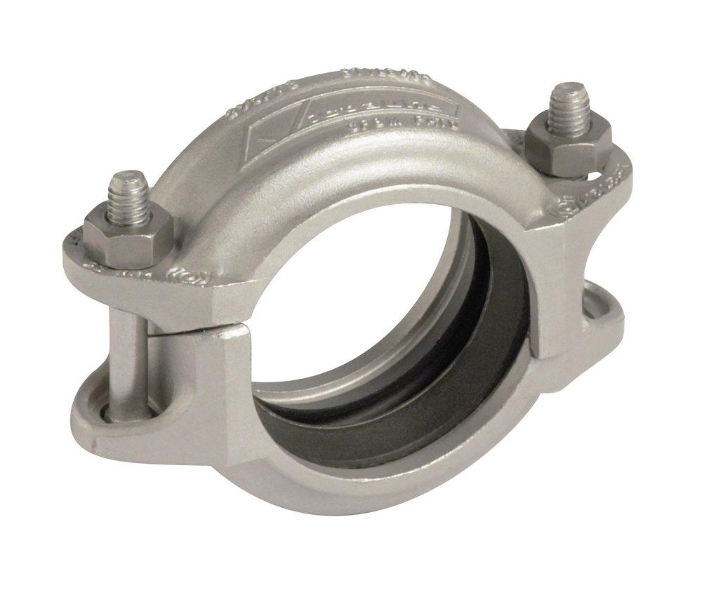 2 in. Grooved 316L Stainless Steel Coupling with E Gasket 