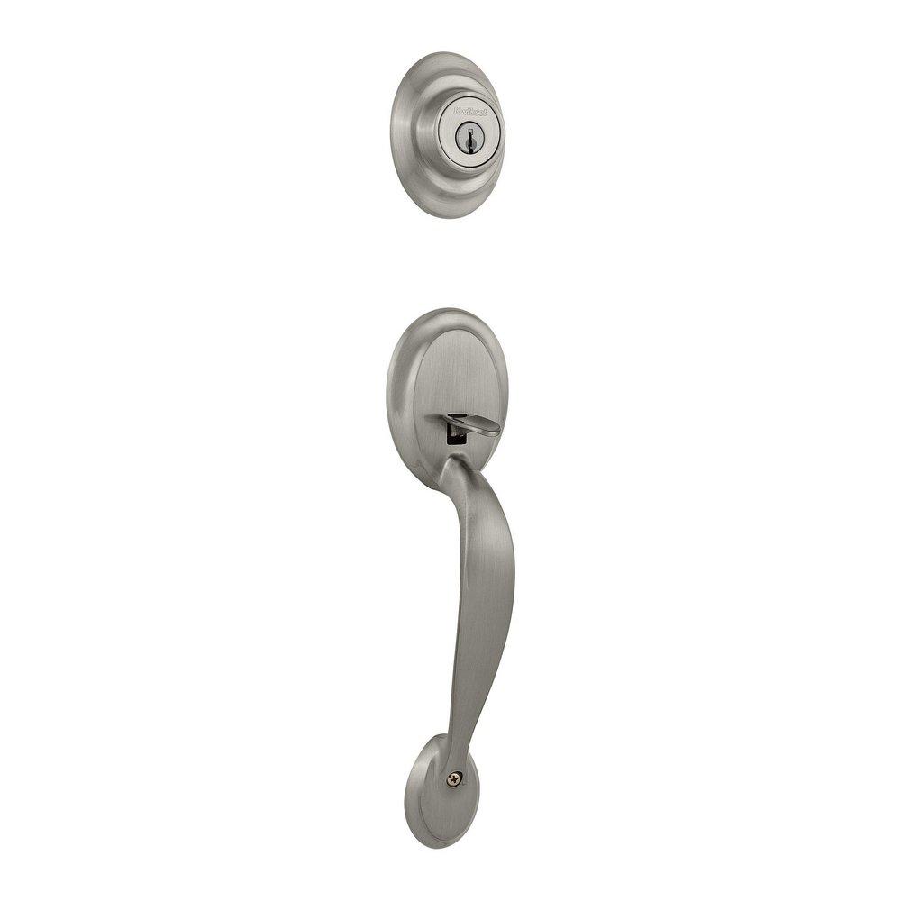 Kwikset Satin Nickel Single Cylinder Handleset Deadbolt 