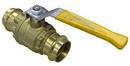 1 in. Brass Press Locking Lever Handle Gas Ball Valve