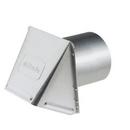 9-1/2 x 7-3/8 x 6 in. Aluminum Wall Vent in Silver