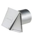 Deflecto Silver 9-1/2 x 7-3/8 x 6 in. Aluminum Wall Vent 