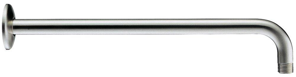 Gerber Plumbing Brushed Nickel 15 in. Right Angle Shower Arm with Flange 
