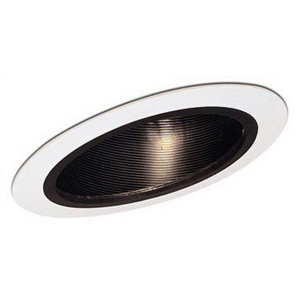 Nora Lighting White Metal Baffle Trim 