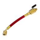 JB Industries Red 6 in. Charging Hose with Ball Valve 