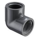 3/8 in. Threaded Straight Schedule 80 PVC 90 Degree Elbow