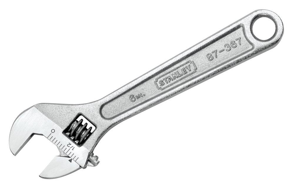 Stanley Chrome 10 in Adjustable Wrench 