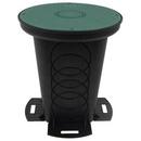 15-9/20 x 12 in. Polypropylene Round Distribution Box with Solid Cover