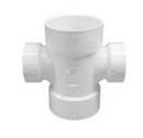 3 x 3 x 2 x 2 in. Hub Reducing, Sanitary and DWV Schedule 30 PVC Double Tee