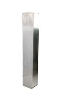 Gray Metal South 10 x 60 in. Galvanized Steel Duct Cleat 