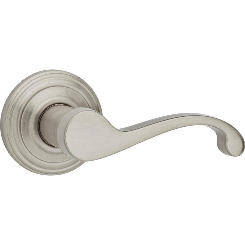 Kwikset Satin Nickel Metal Round Door Lever 