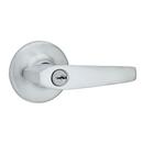 3-5/8 in. Keyed Entry Lever in Satin Chrome