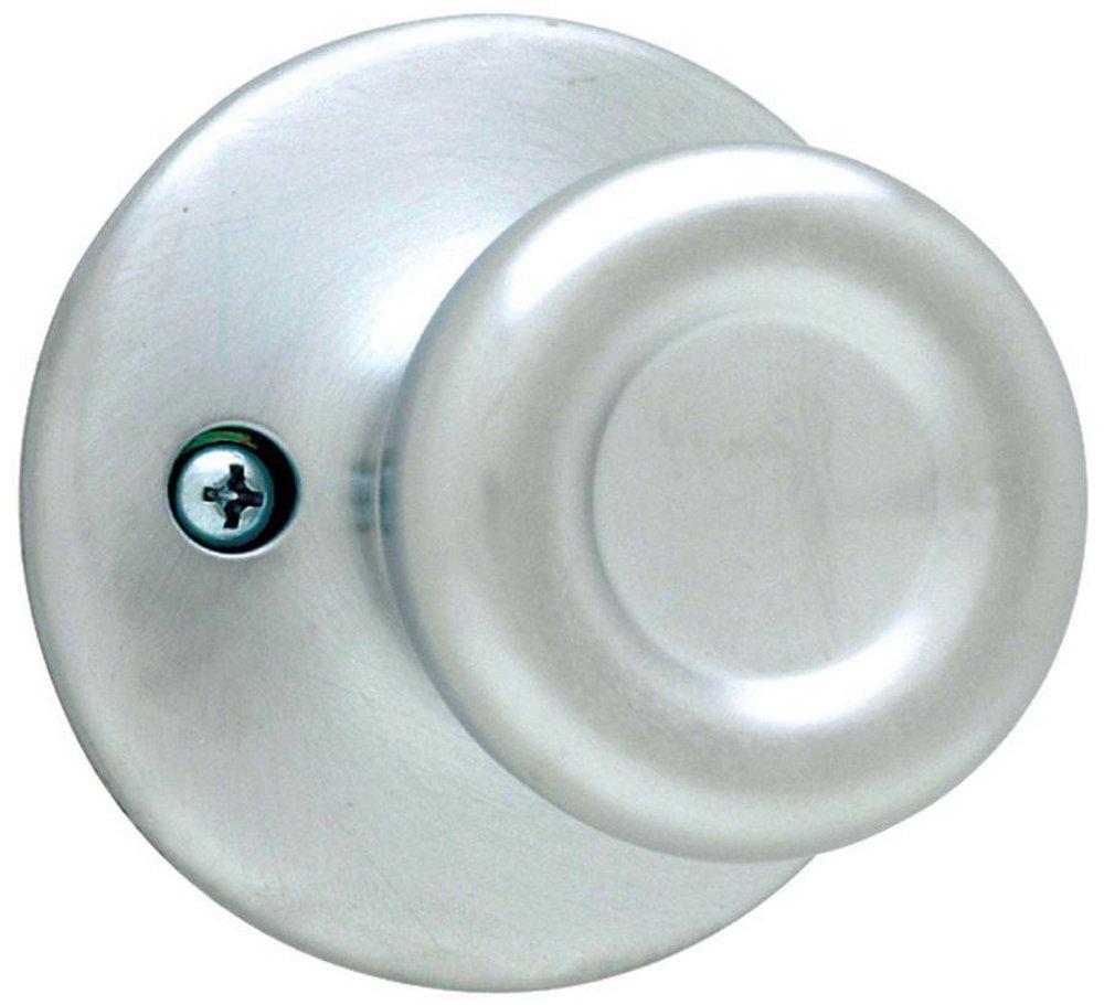 Kwikset Satin Chrome Half-Dummy Door Knob 