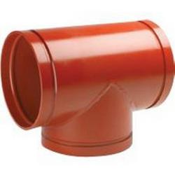 14 in. Grooved Carbon Steel Tee