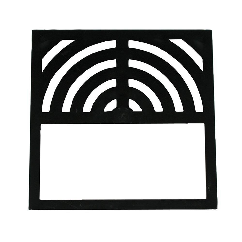 Jones Stephens Black Plastic Top Grate for Floor Sink 