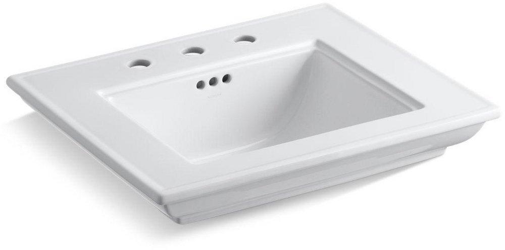 KOHLER White Pedestal Vessel 