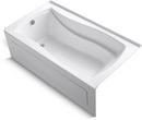 KOHLER White 66 x 36 in. Soaker Alcove Bathtub Left Drain 