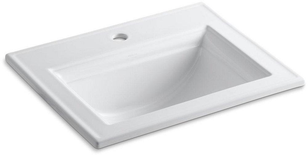 KOHLER White Drop-in Basin 