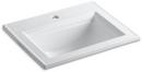KOHLER White Drop-in Basin 