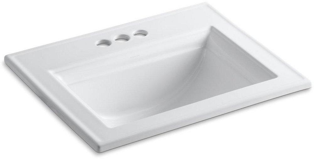KOHLER White Drop-in Basin 