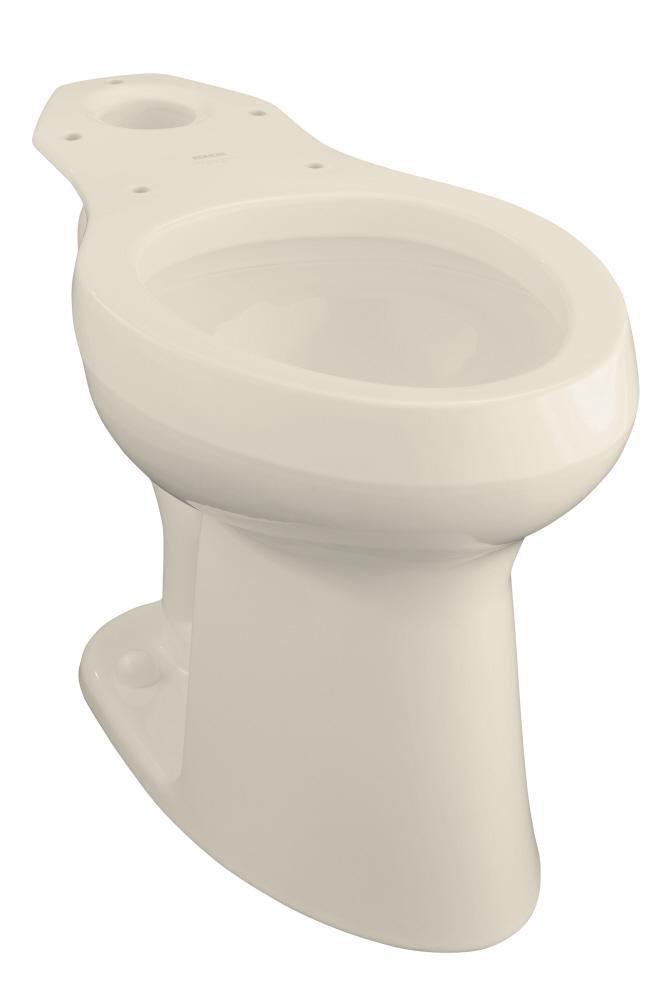 KOHLER Almond 1.6 gpf Elongated Floor Mount Two Piece Toilet Bowl 