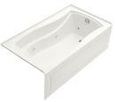 66 in. x 36 in. Whirlpool Alcove Bathtub with Right Drain in White