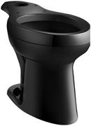Elongated Toilet Bowl in Black Black