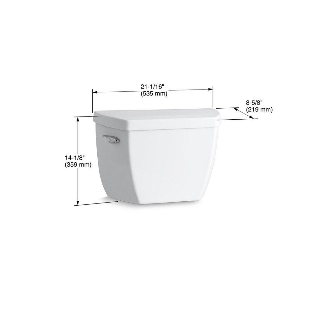 KOHLER White 1.6 gpf Toilet Tank 