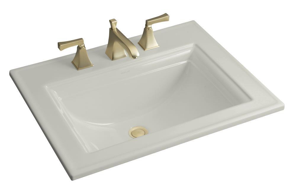 KOHLER Ice&trade; Grey Drop-in Basin 