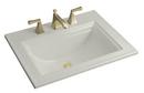 22-3/4 x 18 in. Rectangular Drop-in Bathroom Sink in Ice™ Grey