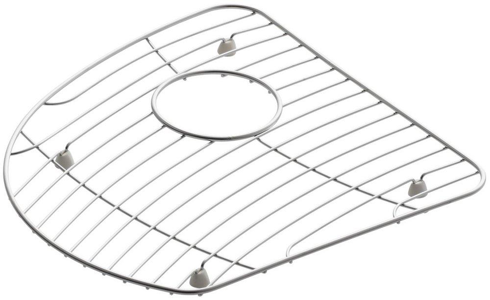 KOHLER Stainless Steel 14-1/4 x 14-3/4 in. Sink Rack fro Left Bowl 