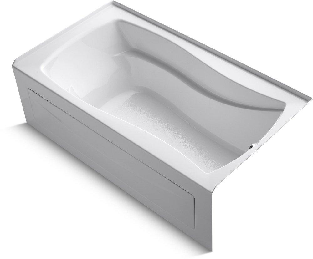 KOHLER White 66 x 36 in. Soaker Alcove Bathtub Right Drain 