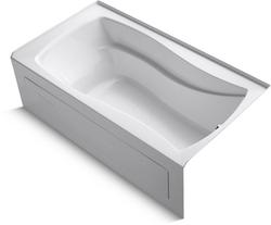 66 in. x 36 in. Soaker Alcove Bathtub with Right Drain in White
