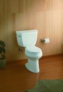 KOHLER White 1.6 gpf Elongated Floor Mount Two Piece Toilet Bowl 