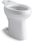 Elongated Toilet Bowl in White