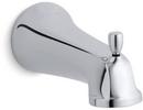KOHLER Polished Chrome Wall Mount Diverter Bath Spout 