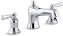 KOHLER Polished Chrome Bath Faucet Trim with Double Lever Handle 