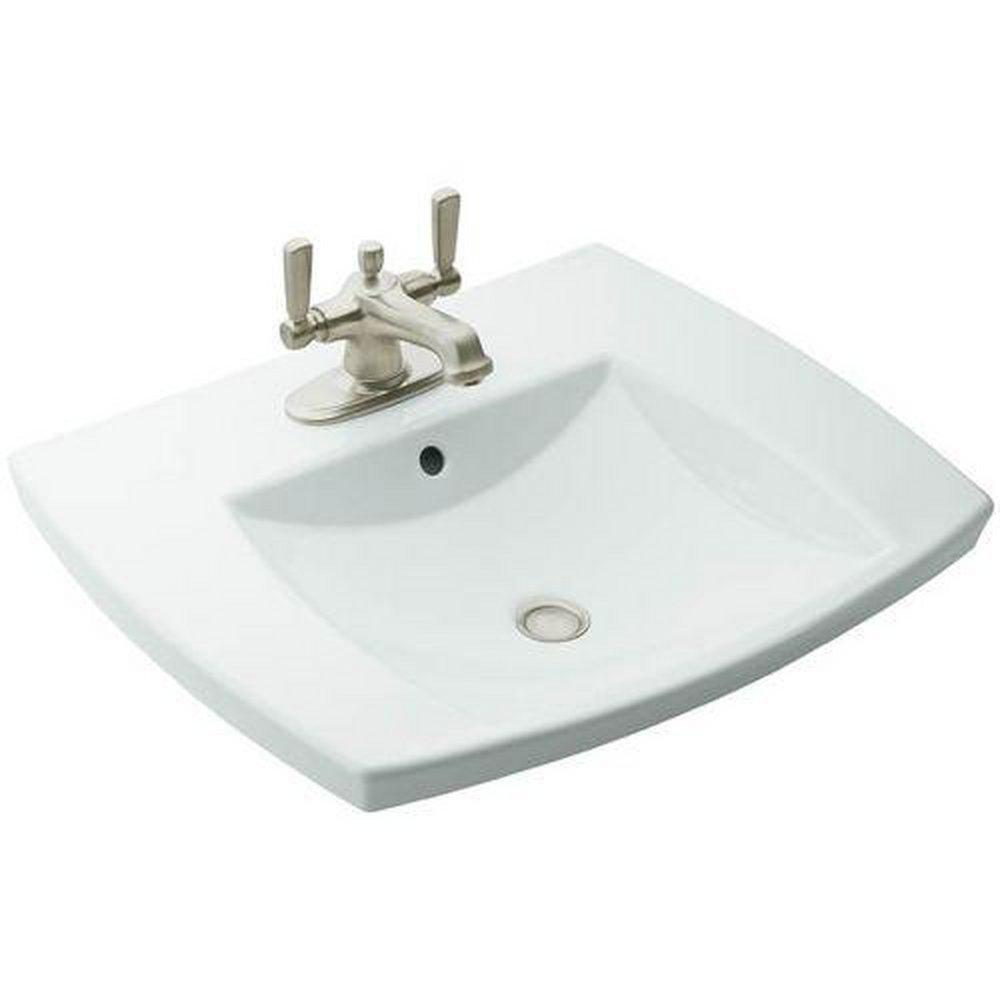 KOHLER Polished Chrome Two Handle Bathroom Sink Faucet 